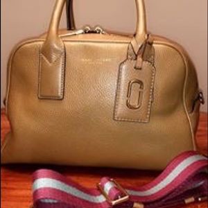 Marc Jacobs Gotham Bauletto Satchel Bag, Maple Tan
